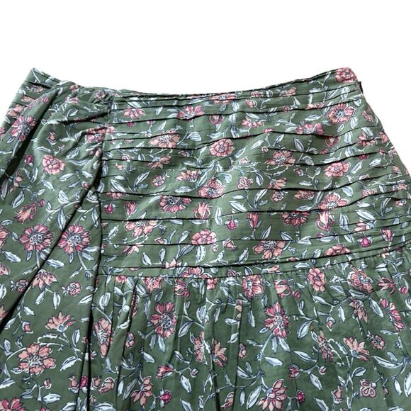 Sezane Green Floral Mini Skirt - Picture 8 of 9